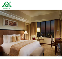 Fabricante personalizado de lujo de 5 estrellas Hotel dormitorio conjuntos de muebles Hotel Dubai apartamento habitación de invitados King camas redondas proveedor