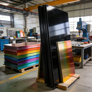 Plaque en aluminium anodisé coloré, <span class=keywords><strong>film</strong></span> d'oxyde bicolore dégradé personnalisé, découpe pour projets de décoration intérieure architecturale - Product Image 6