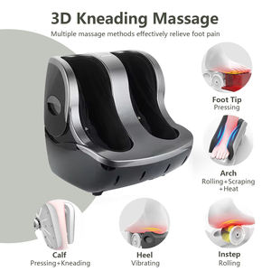 Máquina eléctrica para pies Shiatsu, vibración de calentamiento de piernas, 80W, potencia, Material Abs, compresión de aire, masajeador de pies con vibración - Product Image 2