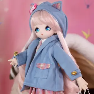 Sıcak satış 1/4 Anime tam bjd akıllı bebekler oyuncaklar 40cm yetişkinler için özelleştirilebilir kafa kalıp silikon gerçek bebekler bjd