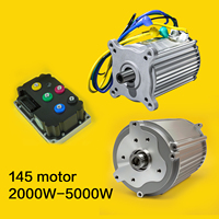 Moteur synchrone à aimants permanents sans balais NANPU PMSM 48V-72V 5KW à couple élevé, efficacité IE4, étanchéité IP65, électrique DC