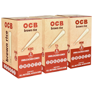 กระดาษมวนบุหรี่แบบมินิโคนสีน้ำตาลคลาสสิก ยี่ห้อ O-Roll บรรจุ 10 แพ็ค และ 24 แพ็ค แบบไม่ฟอกขาว สำหรับอุปกรณ์เสริม - Product Image 5