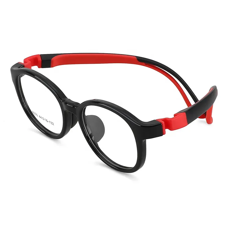 High Quality Blue Black Pink Round High Definition Transparent Soft Nose Pad Myopia Eyewear eye frame