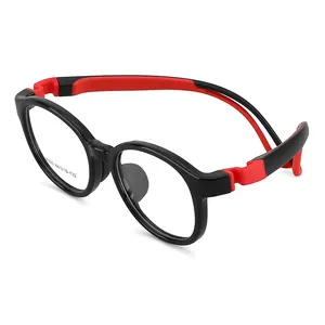 Hoge Kwaliteit Blauw Zwart Roze Ronde High Definition Transparante Zachte Neus Pad Bijziendheid Eyewear Eye Frame