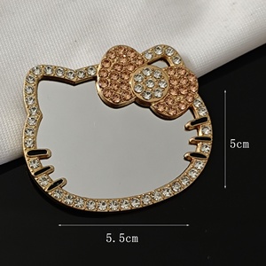 10 Piezas de Adornos de Zirconia Cúbica <span class=keywords><strong>con</strong></span> Diseño de Hello Kitty, Brillantes y Decorativos, para Manualidades y Joyería - Product Image 3