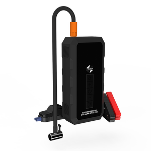 Kit Avviatore di Emergenza Portatile: Soccorso per Auto/Camion/Moto da 6L + Gonfiatore Pneumatici + Luce SOS per Emergenze su Autostrada/Campeggio - Product Image 4