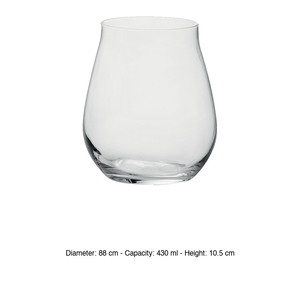 Verre à vin en cristal Vinea 43 cl Luigi Bormioli H 10,5 cm Ø 8,8 cm - Product Image 3