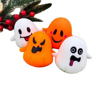 Poupée fantôme d'Halloween Happy Hall de 8 cm, jouet anti-stress TPR souple à presser, jouet créatif amusant et relaxant, cadeau idéal pour les filles de 14 ans et plus - Product Image 4