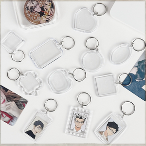 <span class=keywords><strong>Photo</strong></span> numérique personnalisée dessin animé <span class=keywords><strong>porte</strong></span>-clés avec impression UV cadeau de vacances en plastique acrylique - Product Image 2
