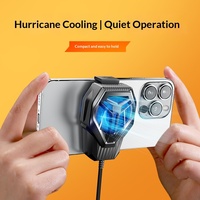 Ventilateur de refroidissement magnétique pour téléphone avec lumière RGB - Dissipateur thermique portable à semi-conducteurs pour le gaming et le vlogging