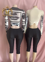 Ensemble tendance printemps-automne pour femmes, haut court en maille et leggings, ensemble 2 pièces, ensemble sexy Y2k, tenues pour femmes