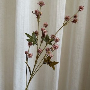 Ramo Floral Artificial con Hortensias en Tonos Magenta Vintage, Rosa Empolvado y Rosa Púrpura, Flores de <span class=keywords><strong>Eryngium</strong></span> y Pincushion - Product Image 6