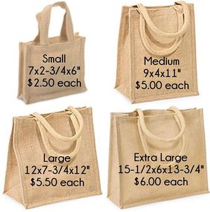 Bolsa de Yute con Diseño de Letras, Tamaño Extra Grande y Correa para el Hombro, para Tiendas Orgánicas y Compradores Ecológicos - Product Image 6