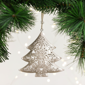 Suministro directo de fábrica, decoración de árbol colgante de estilo moderno, hermosas decoraciones de Metal PARA EL Festival de Navidad - Product Image 1