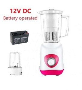 Blender portable multifonctionnel électrique avec boîtier en acier inoxydable et <span class=keywords><strong>verre</strong></span>, vitesse variable, pour fruits et légumes - Product Image 3