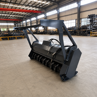 Broyeur forestier à vendre, attache hydraulique pour mini-chargeuse, idéal pour les fermes, vergers et le défrichement de terres