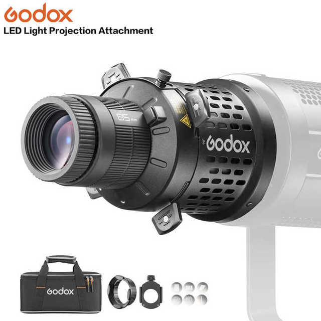 Godox BLP LED Spotlight Attachment Bowens Mount Photo Studio Accessories for Condenser Projection Lens Modifier Special Effects