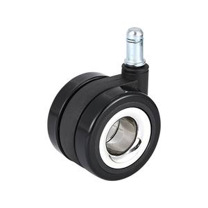 2.5IN Móveis Rodízio Roda Elegante PU Rodas Com Parafuso 11*22MM Cadeira Roda Freio/Tipo Giratório - Product Image 4