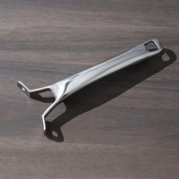 Pièces de rechange Guanrun pour poignée de casserole, brosse en acier inoxydable avec conception anti-brûlure, écologique, résistante au four