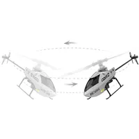 Hélicoptère Électrique RTF RC ERA C129V2 en Plastique 2.4 GHz Gyroscope 6 Axes, Flip 3D Monoclick, Télécommandé, Avion d'Extérieur pour Débutant