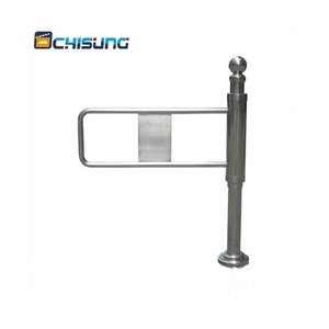Mecánica Manual supermercado Pilar Swing barrera solo brazo barrera de la puerta de oscilación <span class=keywords><strong>para</strong></span> acceso peatonal - Product Image 2