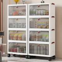 Caixa de Armazenamento Plástica Multifuncional de Grande Capacidade com Tampa Flip-Top para Lanches e Brinquedos