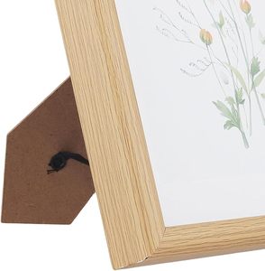 Cadre photo personnalisé en bois naturel avec passe-partout pour portrait familial, affichage paysage, personnalisable - Product Image 3