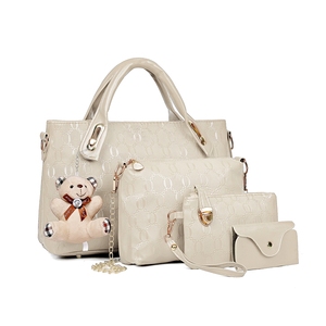 Vendita all'Ingrosso di Borse da Donna Popolari 2025, Nuovo Stile alla Moda e Casual, Set di Quattro Pezzi con Orsetto, Borsa Madre-Figlia, Borsa a Tracolla - Product Image 2