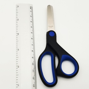 Mini An Toàn Văn Phòng Phẩm Cùn Tip Kim Loại Hướng Dẫn Sử Dụng Cắt Kéo Hộ Gia Đình Trường Nhựa Bìa Xách Tay Bé Giáo Dục Kéo - Product Image 4