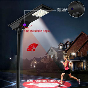 Lampe solaire de route 50W Tout-en-un avec batterie haute capacité Luces Solares pour allées et rues - Product Image 5