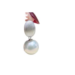 S925 Silver DIY <b>Pearl</b> Accessories Fashion Silver <b>Jewelry</b> Earrings with 8-13mm Round Beads 22179 Empty Earnail Tray - Product Image 5
