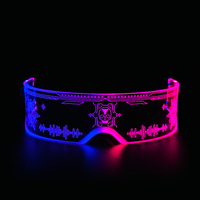 Verres LED rebondissants lumineux à LED colorés de célébrités d'Internet pour adultes de logo personnalisé de vente chaude pour la partie