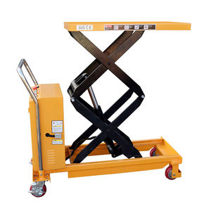 मोबाइल छोटे हाइड्रोलिक लिफ्टिंग प्लेटफॉर्म 150 किलोग्राम 0.72 मीटर उठाने प्लेटफार्म ट्रॉली इलेक्ट्रिक लिफ्ट टेबल ट्रॉली - Product Image 4