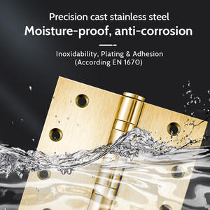 आधुनिक पतला 4 मिमी स्टेनलेस स्टील हिंग जोड़ी कैबिनेट दरवाजा खिड़की हार्डवेयर सामान 1 "2" 3 "4" 180 डिग्री आसान - Product Image 3