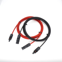 6mm² & 4mm² Solar-Gleichstrom-Verlängerungskabel 1000V-1500V 30A Kraftwerksanschluss für Solarenergie