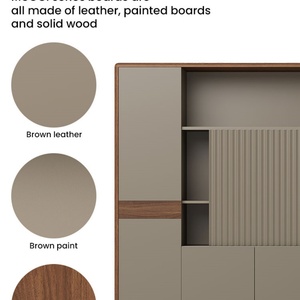 Custom-made Modern Wooden Office <b>Filing</b> Cabinet Large Capacity Convertible & Extendable for Kitchen Use - Product Image 4