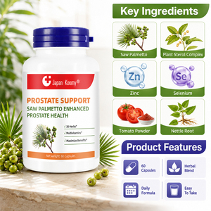 Suplemento Personalizado Shecome para el Apoyo de la Próstata, 60 Cápsulas para la Salud Masculina, Apoya la Función Prostática, Cápsulas Dietéticas para la Próstata - Product Image 6