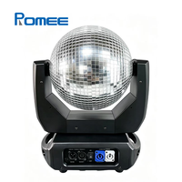 Lumière de boule miroir dynamique avec effets de réflexion rotatifs, contrôle DMX512 pour DJ, club, concert, événement, éclairage de scène