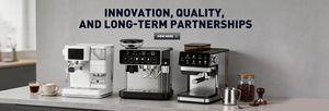 Machine à café expresso 3-en-1 Luxe Café Premier, café filtre et café froid, moulin intégré, mousseur à lait mains libres, acier inoxydable - Product Image 5