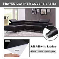 Patch de réparation universel en cuir pour rénovation de lit, canapé, chaise, tabouret, siège de voiture, siège de vélo, coussin – Autocollants de découpe universels