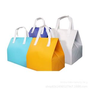 Takeaway Insulated Non-woven Foldable Portable Cooler Bag with Zipper Closure and Handled - Product Image 5