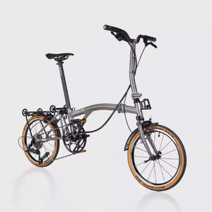 Bicicleta Plegable S9 de Aluminio con Cuadro Antichoque de 16 Pulgadas, 9 Velocidades, Manillar en Y/S de Fibra de Carbono, Ligera y Compacta - Product Image 1