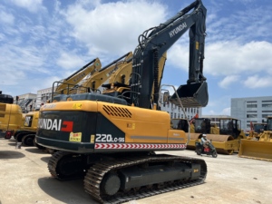 รถขุดฮุนได R220LC มือสอง สภาพดี น้ำหนัก 22 ตัน รถขุดก่อสร้าง ฮุนได Robex 220LC-9S สำหรับส่งออก - Product Image 5