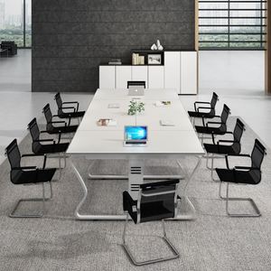 โต๊ะในสำนักงานแบบเรียบง่ายทันสมัยใช้ในสำนักงานโต๊ะอเนกประสงค์ - Product Image 4