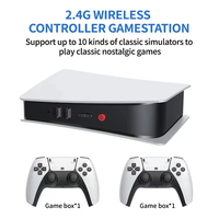 Station de jeu sans fil M5 2.4G, 64 Go, 15000 jeux intégrés, 9 émulateurs, console de jeu vidéo rétro HD TV, prise en charge de la résolution 1080P