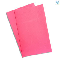 Feuille de PCL de qualité médicale thermoformable et écologique, matériau orthopédique pour attelles, panneau thermoplastique rose pour supports et orthèses