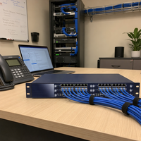 Passerelle VoIP Shanglu IAD600-96FXS 96 ports FXS haute densité SIP analogique avec fibre SFP et 4 ports Gigabit GE pour hôtels/campus