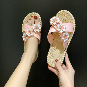 Sandalias Planas de Verano para Mujer, de Moda, Tejidas de PVC, con Lazo Cruzado, Estilo Casual, para Uso Exterior, con Nudo de Mariposa - Product Image 6