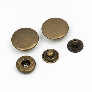 Custom Brand Logo 4-Part <b>Fastener</b> Zinc Alloy <b>Snap</b> Cover Buttons for Shirt and Clothes - Product Image 4