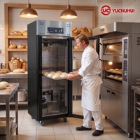 Armoire de levage de pâte commerciale à circulation d'air chaud en acier inoxydable avec contrôle numérique – Équipement de boulangerie professionnel